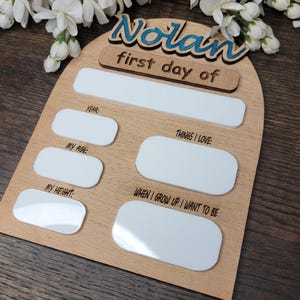 Back To School Sign, First Day of School Sign, Back to School Board, Interchangeable Sign, First and Last Day of School Sign