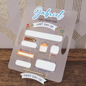 Back To School Sign, First Day of School Sign, Back to School Board, Interchangeable Sign, First and Last Day of School Sign