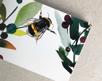 Bumblebee greeting card