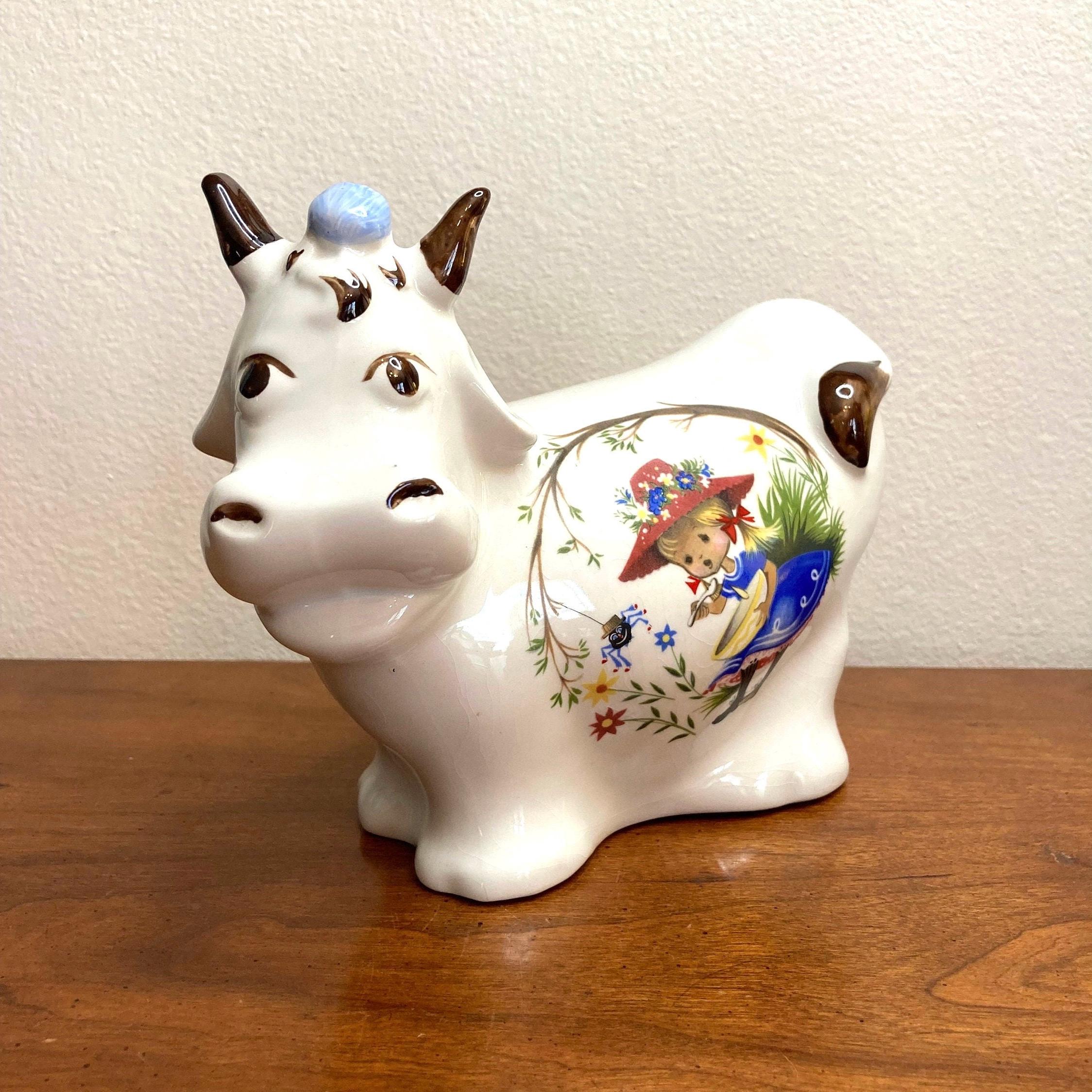 Miss Piggy Ceramic Coinbank / ミスピギー Vintage MISS PIGGY BANK - hand painted ceramic SIGMA made in