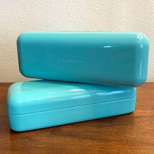 Vintage Tiffany & Co Sunglasses Eyeglasses Blue Hard  display picture 3