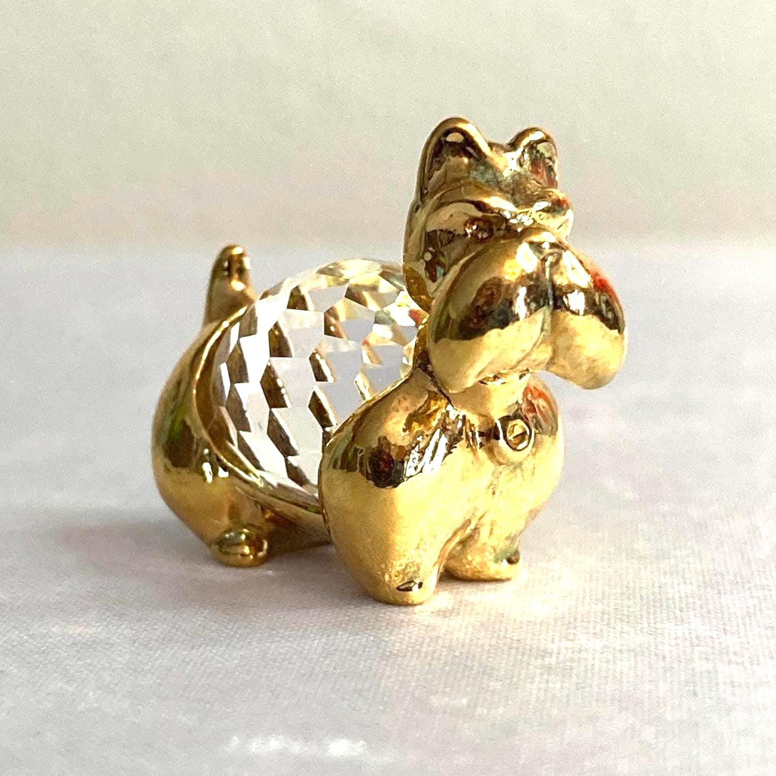 Swarovski Dog Figurine - Etsy
