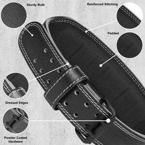 Handmade adjustable cowhide leather weightlifting belt, custom weightlifting belt for powerlifting, bodybuilding, gym lifting, and strength training. Heavy-duty back support belt, core stability belt, fitness accessories, personalized gym gear, durable workout belt.