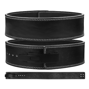 Handmade Adjustable Cowhide Leather Power Lifting Belt – Customized workout belt, Custom Gym Gear gift for Gym Rats