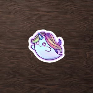 Ghosticorn Vinyl Sticker