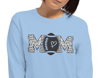 Fußball Mom Shirt, Fußball Mom Shirt, Fußball Mom Shirt, Fußball Mom Geschenk, Personalisiertes Fußball Shirt, Langarmshirt