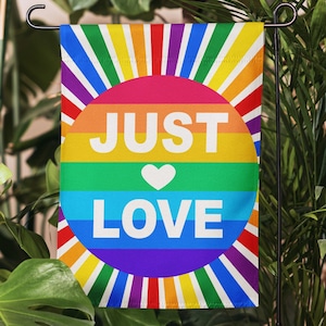 Pride Rainbow Gay Garden flag 2-sided design