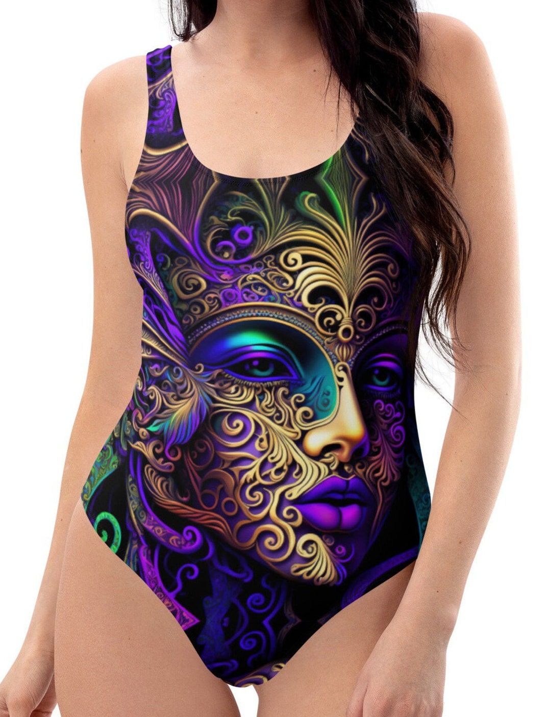 mardi gras swimsuit