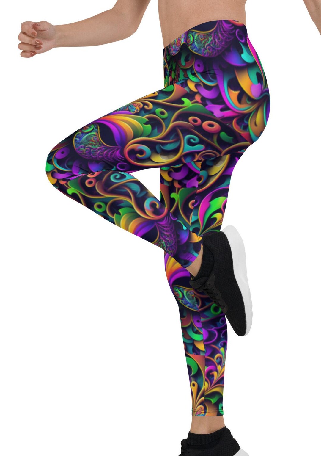 Mardi Gras Creations Spandex Leggings Junior - Leopard main image 1