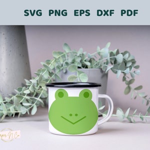 Frog SVG, Cute Animal Head, flower headband, hair bow, cricut, silhouette, sublimation PNG, Clip art, layered paper craft, vinyl cut file image 6