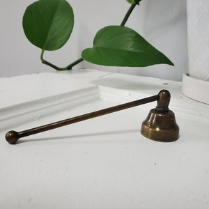 Antique Brass Candle Snuffer
