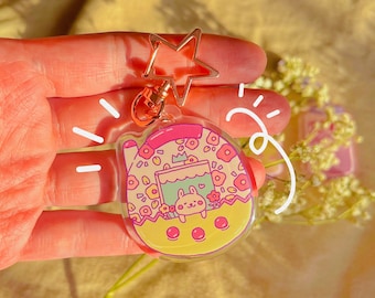 Tamagotchi Acrylic Keychain | Kawaii Bag Charm, Key Accessories