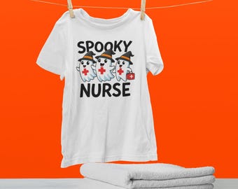 Spooky Nurse Unisex T-shirt, Halloween Costume Shirt, Creepy Medical Worker Tee, Horror Movie Lover Gift, Scary Doctor Apparel