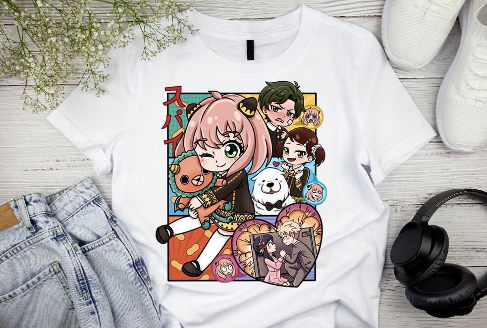 Discover アーニャ メンズ レディース Tシャツ フォージャー Family アニメ スパイファミリー 可愛い ギフト キッズ 誕生日 漫画