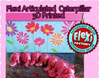 3D Printed Articulated Flexi Caterpillar