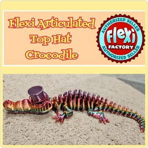 Articulated Flexi Top Hat Crocodile