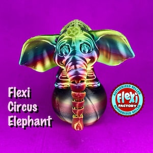 3D Printed Flexi Circus Elephant