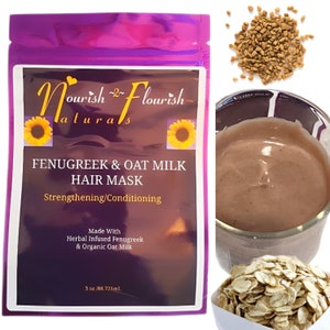 Fenugreek & Oat Milk (Mild Protein Treatment) with Black Rice Water