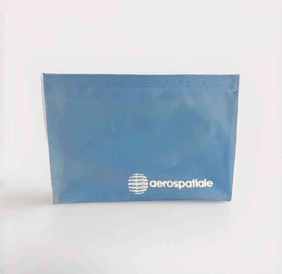 80s Aerospatiale File Folder Pouch Document Flex … - image 1