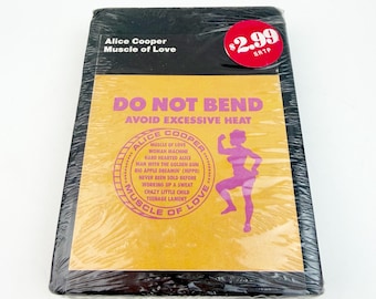 Vintage Alice Cooper Muscle of Love 8 Track Sealed 1973 M8 2748 Music Retro