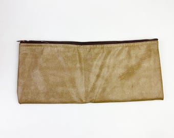 Vtg Saddleback Savings & Loan Association Bag Bank Deposit Cash Pouch Bag Saddle