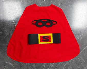 World Book Day Super Potato Cape | Mask Belt Handmade Kids Superhero Cape