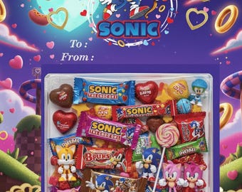 Happy Valentines Day Sonic Jumbo Card