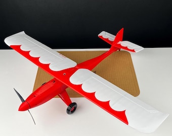 Craycle Stick RC Trainer Plane – Airframe Kit (3D-Printed Parts Only)