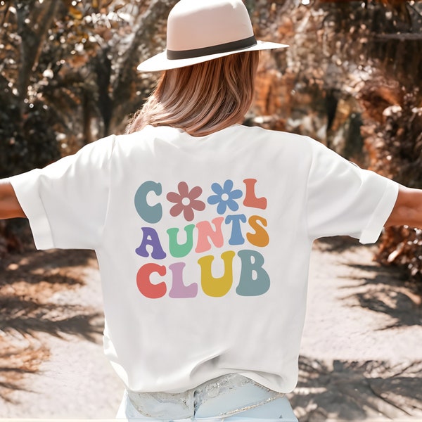 Cool Aunts Club Shirt, Cool Aunts Shirt, Favorite Aunt Shirt, Cool Aunt Gift from Niece, New Aunt Shirt, Funny Cool Aunt Shirt, aunty gifts