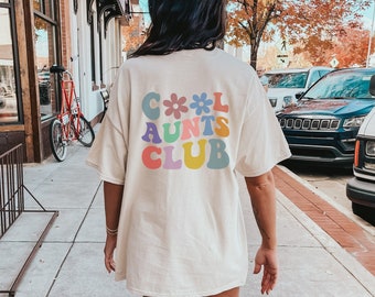 Cool Aunts Club Shirt, Cool Aunts Shirt, Favorite Aunt Shirt, Cool Aunt Gift from Niece, New Aunt Shirt, Funny Cool Aunt Shirt, Mom Shirt