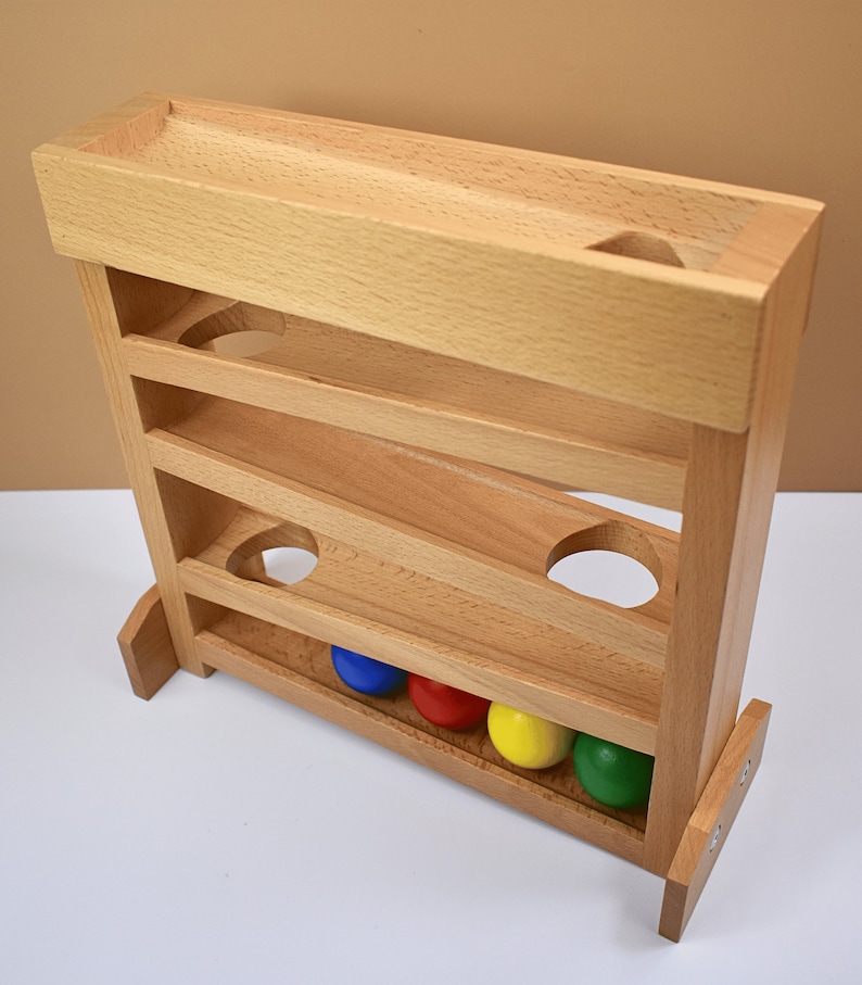 Montessori Wooden Ball Tracker Educational Toy for Baby & Etsy