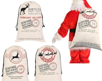 Personalised Christmas Santa Sack