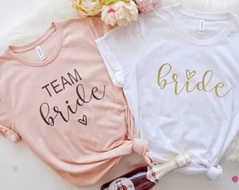 Bride and Team Bride T-shirts