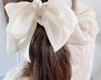 Satin Bow Hair Accessory