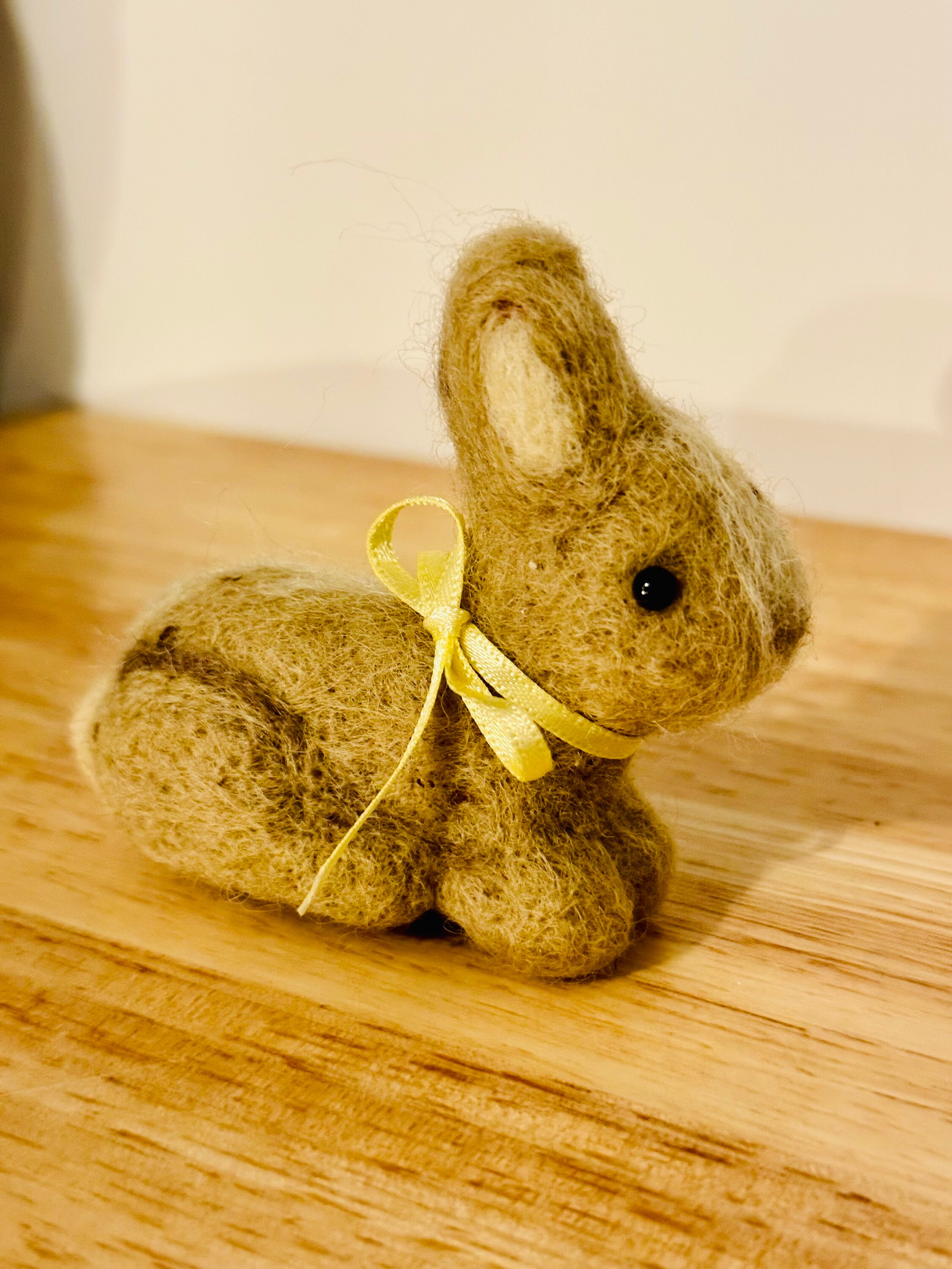 Handmade Needle Felted Rabbit Etsy UK