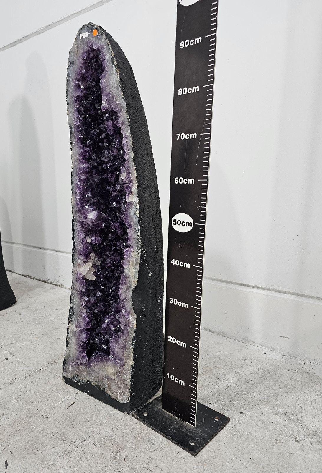 Tall Geode Rocks 39” Tall Amethyst Cathedral*** Natural Big Crystal Geode Super Quality ...