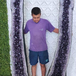 6,5 FT TALL Gaint Amethyst Cathedral PAAR*** Natuurlijke grote kristallen geodes