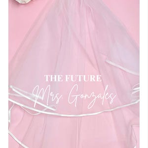Bride Bachelorette Veil, Bachelorette Party Veil, Bride to be Gift, Personalized Bride Veil, Bridal Shower Veil, Custom Bridal Veil