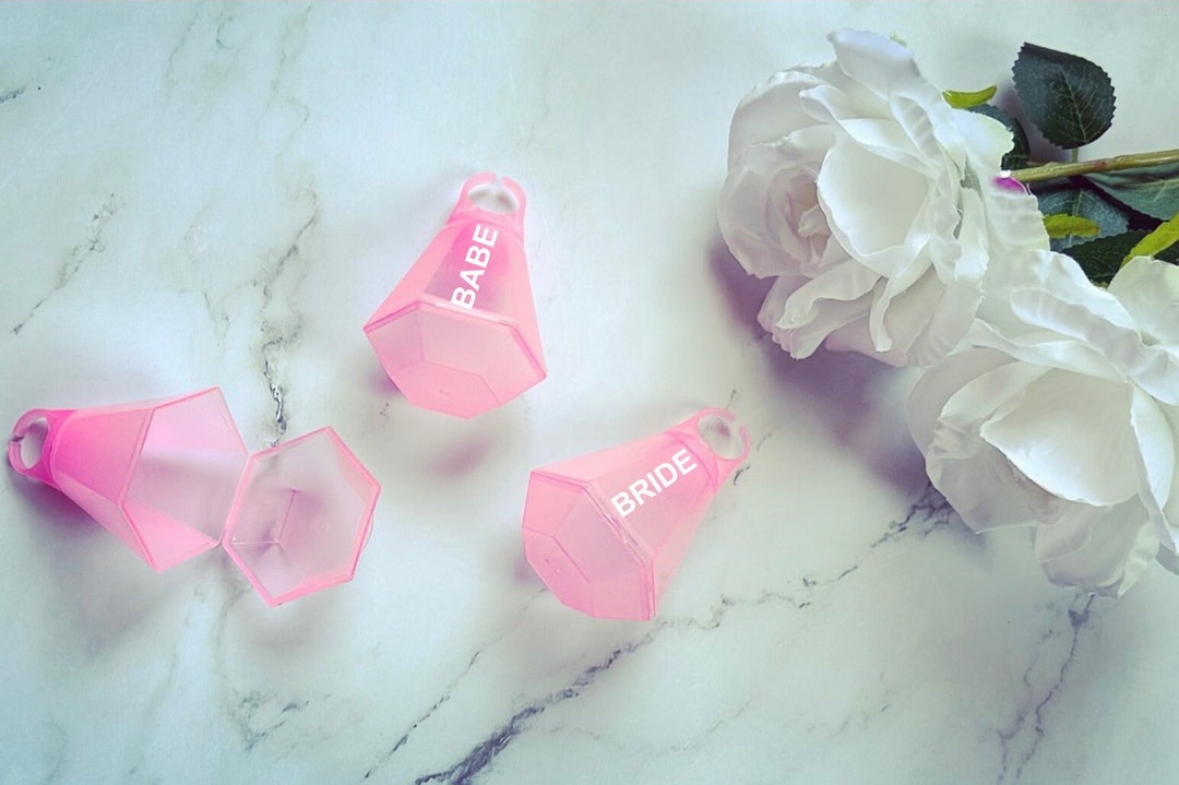 Ring Shot Glass, Bachelorette Shot Glass, Plastic Ring Shot Glass