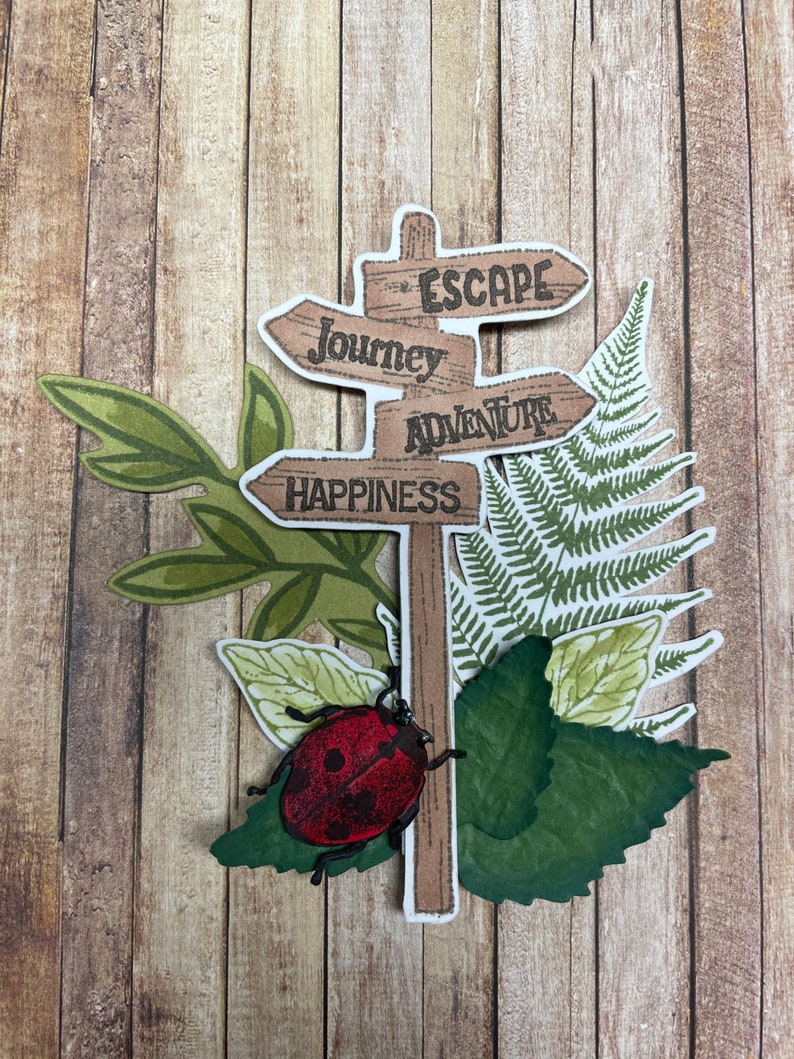 The Wild is Waiting Scrapbook Embellishment, Camping, Outdoors, Hiking