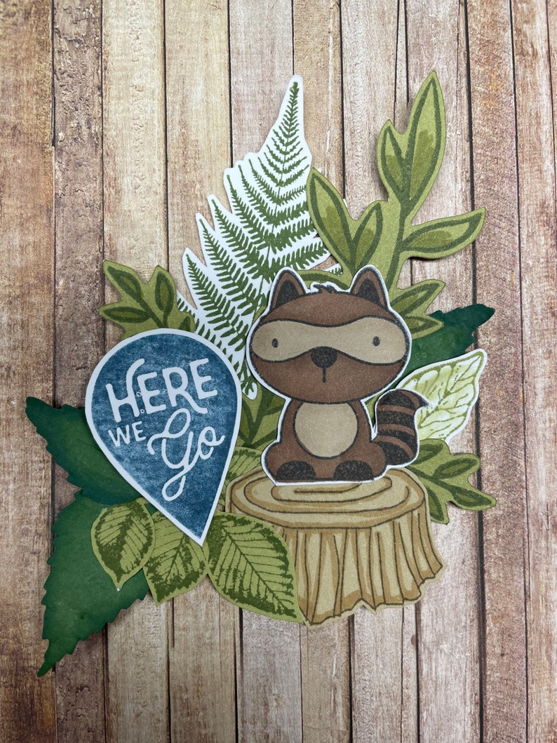 The Wild is Waiting Scrapbook Embellishment, Camping, Outdoors, Hiking