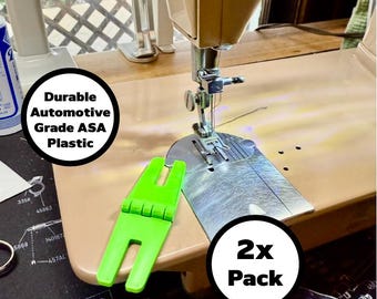 Folding Hump Jumper: Multi-Depth Sewing Aid for Bulky Seams, Buttons, and Denim - 2 Pack