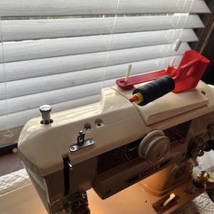 Horizontal Thread Spool Adapter for Singer Dual Post Sewing Machines including 401 Slant-O-Matic