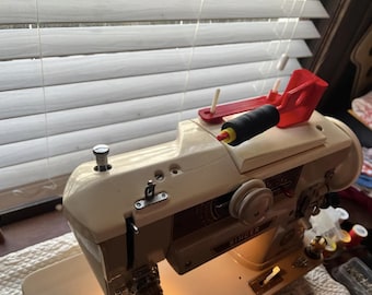 Horizontal Thread Spool Adapter for Singer Dual Post Sewing Machines including 401 Slant-O-Matic