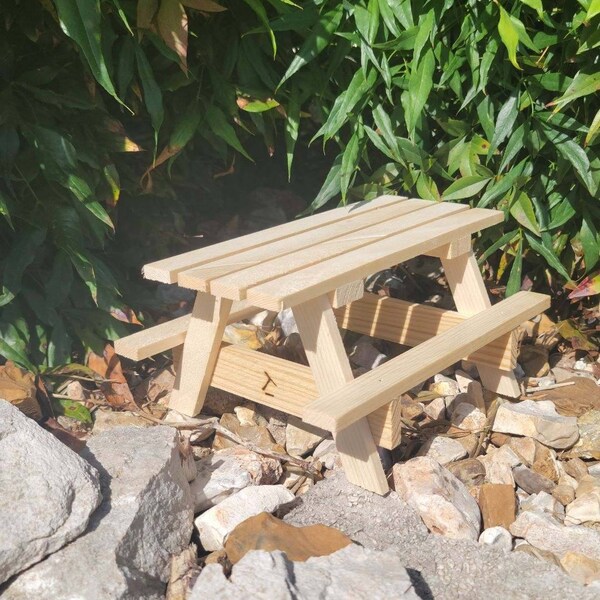 Squirrel Picnic Table Etsy