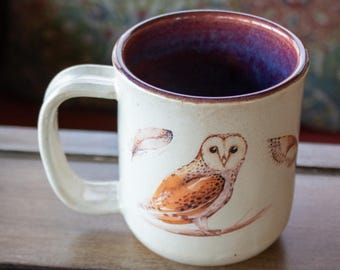 Owl *IMPERFECT* Mug | *PLEASE READ* 10oz Wheel-Thrown Pottery