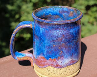 Colorful Melty Mug - 12oz Wheel-Thrown Pottery