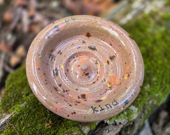 Be Kind - Wheel Thrown Ashtray or Ring Dish