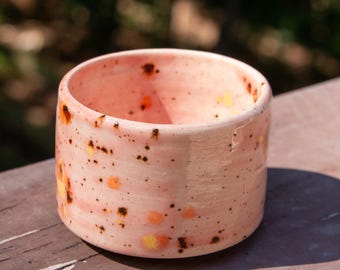 Rosa Ramekin - Töpferware aus der Töpferscheibe