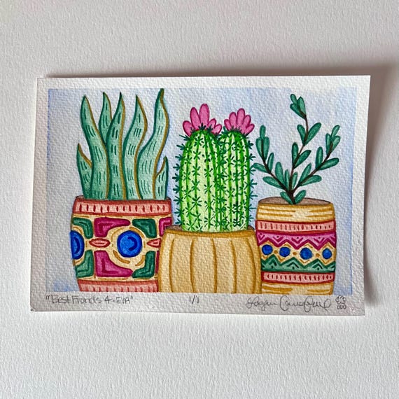 The Wild Granny Collection I 5x7" Paintings